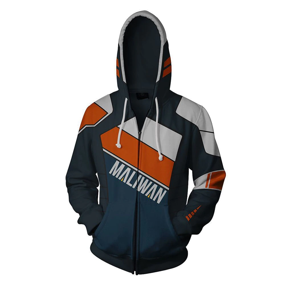 Borderlands Maliwan Zip Up Hoodie Jacket